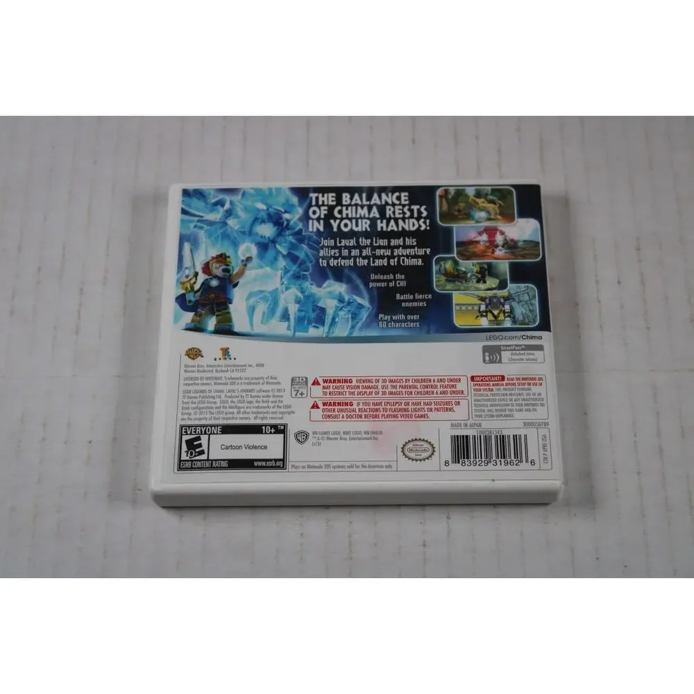 LEGO Legends of Chima: Laval's Journey (Nintendo 3DS) Authentic, Complete